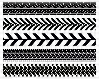 Tire track SVG Tyre Tread Svg Motorcycle Tire Svg Car Tire Svg Mud Tire Tracks Svg Mud Svg Design For Digital Download - TT1
