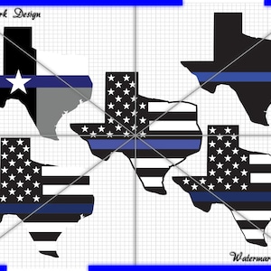 Texas Maps The Blue Police Thin Blue Matter, dunne blauwe materie, terug de blauwe, 4 juli, weer van juli, patriottische svg, amerikaanse vlag svg politie