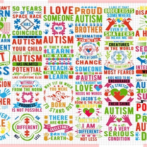 Autism Design Bundle, Autism Vector, Autism svg, Autism Puzzle Svg, Be Kind Svg, Puzzle Piece Svg, Teacher Svg, Autism Awareness, Autism V1