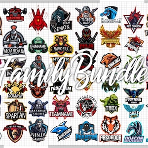400++ ontwerp met bewerkbaar lettertype, logo-ontwerp, logo aangepast, logo SVG, e-sportlogo, logo downloaden, aangepast gaminglogo, logo, gaminglogo