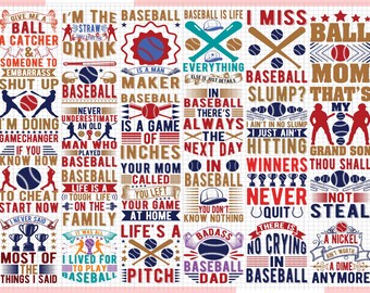 Baseball Bundle Design, Baseball Team Shirts, Baseball Mom svg, Baseball team svg, baseball family svg, Baseball Heart Svg, Baseball 2 V1