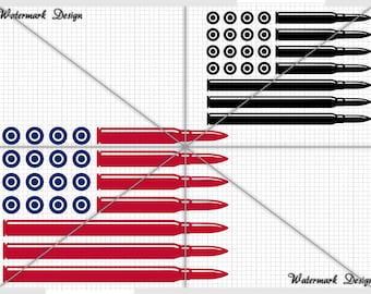 American Bullet  Flag, american flag svg, bullet flag svg, bullet svg, 4th of july svg, memorial day svg, we the people svg, Patriot svg