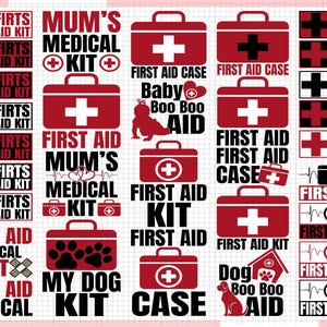 First aid svg, first aid symbol svg, emergency kit svg, emergency medicine, diy kit, self care kit, safety bandage svg, First Aid 31