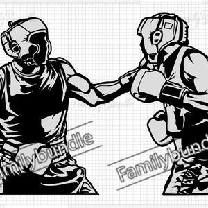 Fighting Boxing vintage svg Boxing Boxing clipart Boxing gloves svg Boxer svg Boxing man sVg fighter svg Design For Digital Download - BX2