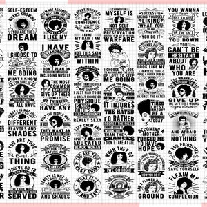 Afro Bundle SVG, Black lives matter svg, black girl svg, black history svg, melanin svg, african svg, melanin svg, african svg - Afro2 V6