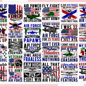 Air Force Design Bundle, Air Force Svg, 4th of July Svg, Air Force Svg, Independence Day Svg, 50 Stars svg, American Flag Svg, Air Force V2