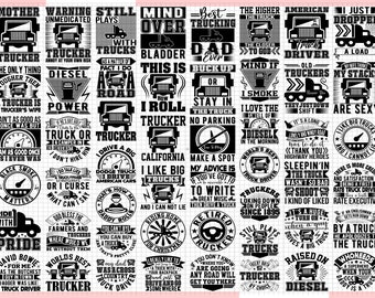 Trucker Design Bundle,  Semi Truck SVG, Vacuum Truck Svg, Truck Svg, Tank Truck Svg, Semi Trailer Svg, truck driver svg, American Trucker V6