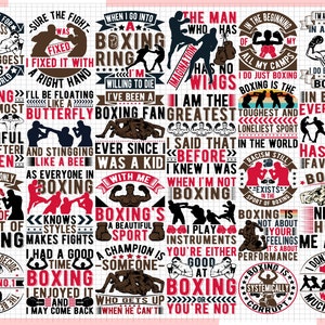 Boxing Bundle SVG, Boxing SVG, Boxing Gloves SVG, Boxer svg, Boxing svg file, fighting svg, fighting gloves svG, mma svg - Boxing V2