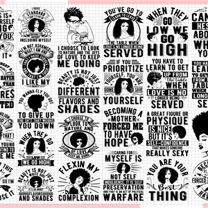 Afro Bundle SVG, Black lives matter svg, black girl svg, black history svg, melanin svg, african svg, melanin svg, african svg - Afro2 V4