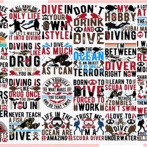 Scuba diving Design Bundle, underwater svg, Scuba Dive SVG, Under Water Svg, Snorkeling Svg, Diving SVG, scuba diving svg, Scuba diving V2