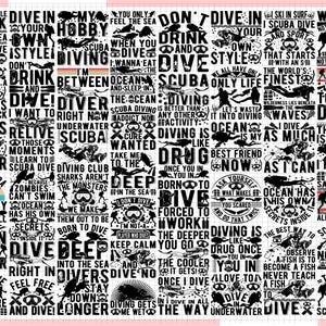Scuba diving Design Bundle, underwater svg, Scuba Dive SVG, Under Water Svg, Snorkeling Svg, Diving SVG, scuba diving svg, Scuba diving V6