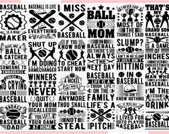 Conception de lot de baseball, chemises de l'équipe de baseball, baseball maman svg, svg de l'équipe de baseball, famille baseball svg, baseball coeur Svg, baseball 2 V3