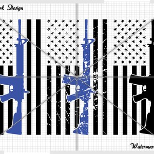 American Distressed Flag with AR15, american flag svg, bullet flag svg, bullet svg, 4th of july, memorial day, we the people, Patriot svg