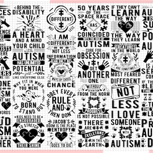 Autism Design Bundle, Autism Vector, Autism svg, Autism Puzzle Svg, Be Kind Svg, Puzzle Piece Svg, Teacher Svg, Autism Awareness, Autism V3