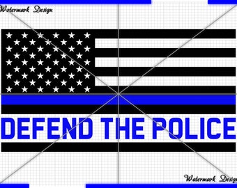 American Flag Defend Police Thin Blue Matter, thin blue matter, back the blue, 4th july, forth of july, patriotic svg, us flag svg police