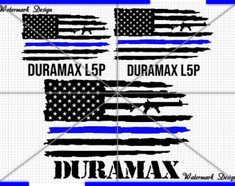 American Thin Blue Line  DURAMAX Thin Blue Matter, thin blue matter, back the blue, 4th july, forth july, patriotic, us flag svg police