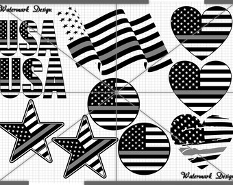 Correctional officer svg, corrections svg, distressed flag svg, correctional officer svg - Cricut and Silhouette cut files Printable