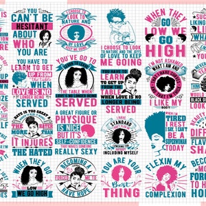 Afro Bundle SVG, Black lives matter svg, black girl svg, black history svg, melanin svg, african svg, melanin svg, african svg - Afro2 V2