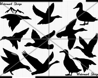 Pato Svg, vetor de pato esfolado - arquivo de corte de clipart vetorial - uso comercial/pessoal para Cricut, Cameo, Silhouette