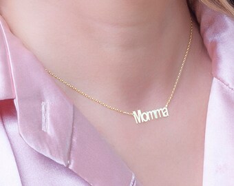 14k Gold Name Necklace - Etsy UK