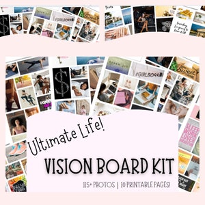 Vision Board Printable Bundle Vision Board Printable Law - Etsy