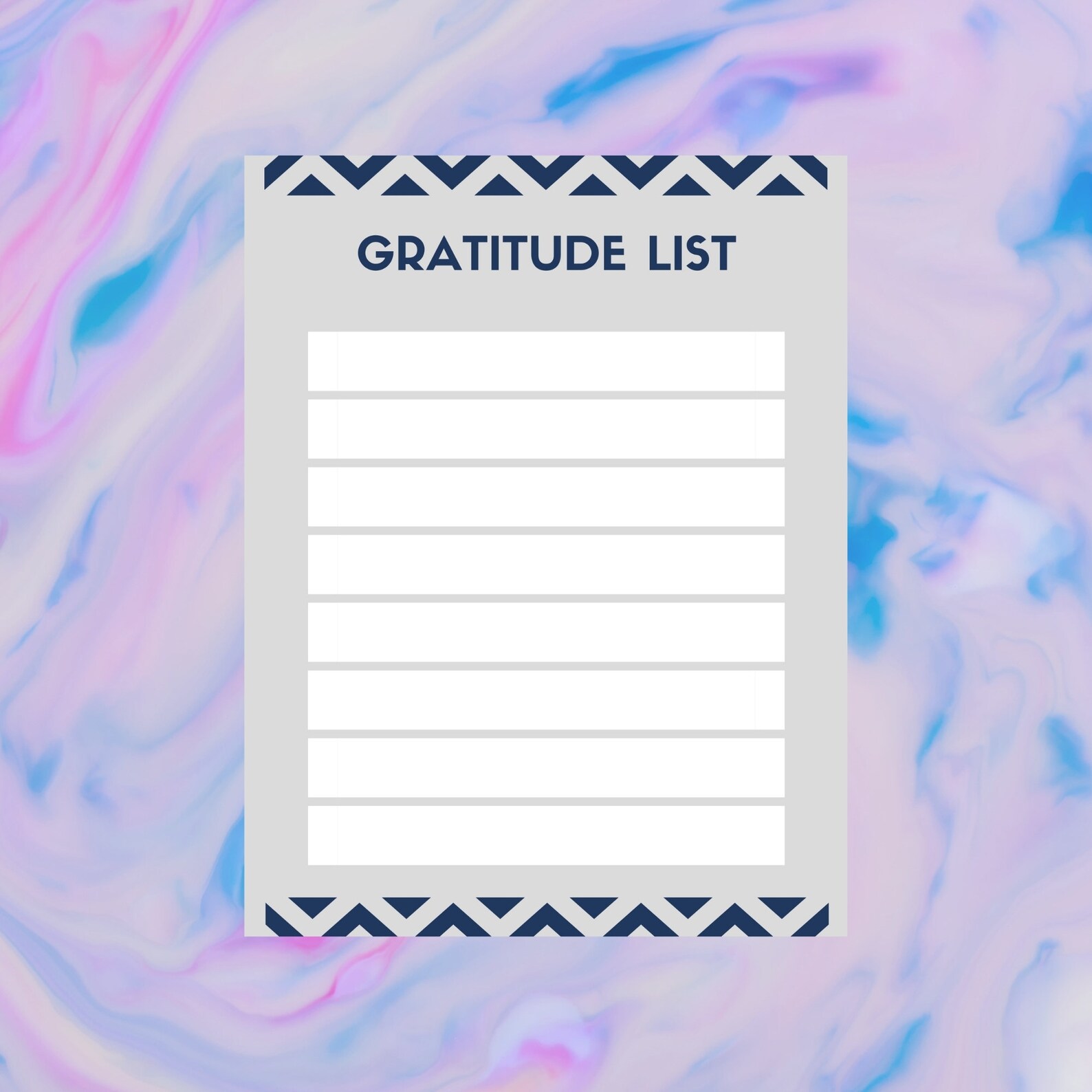 Gratitude List Journaling Printable AA Sponsee Gift Digital | Etsy