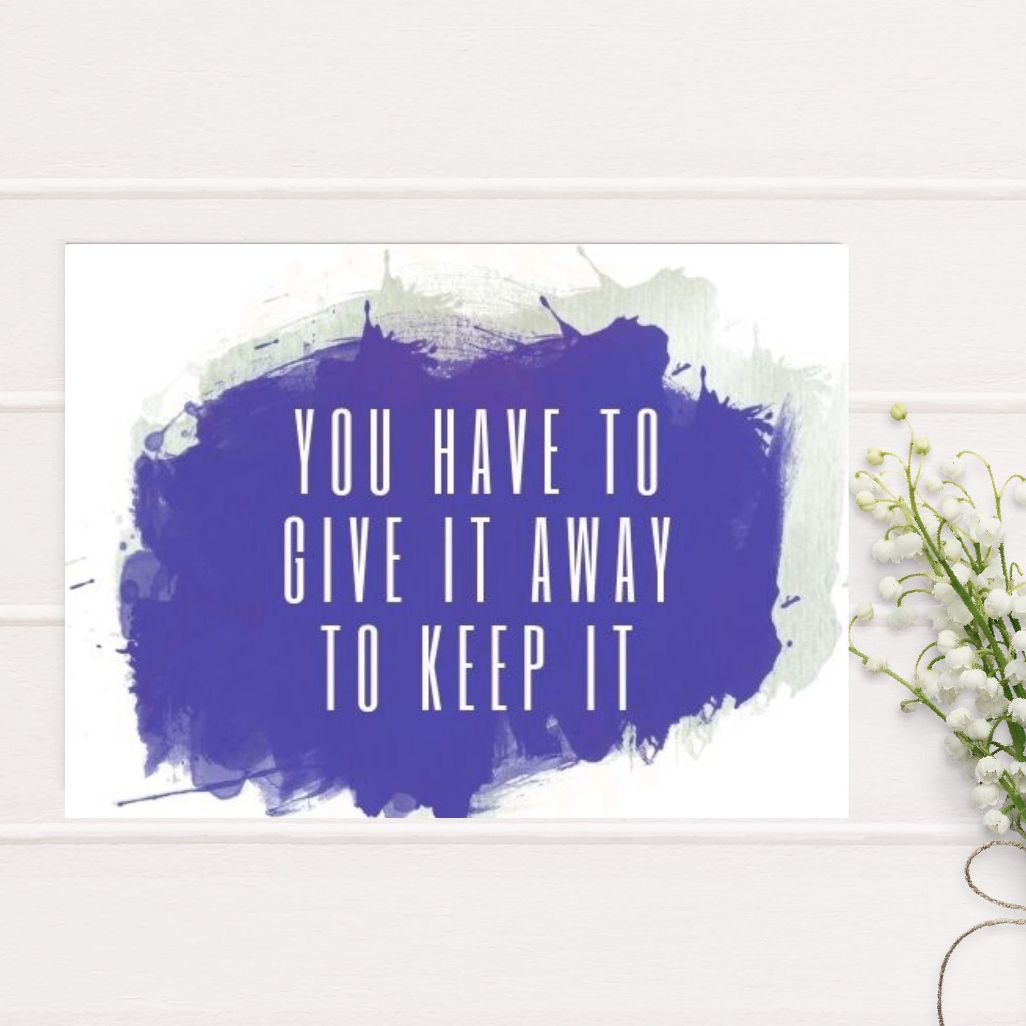 You Have to Give it Away to Keep It AA Sign Alcoholics Etsy