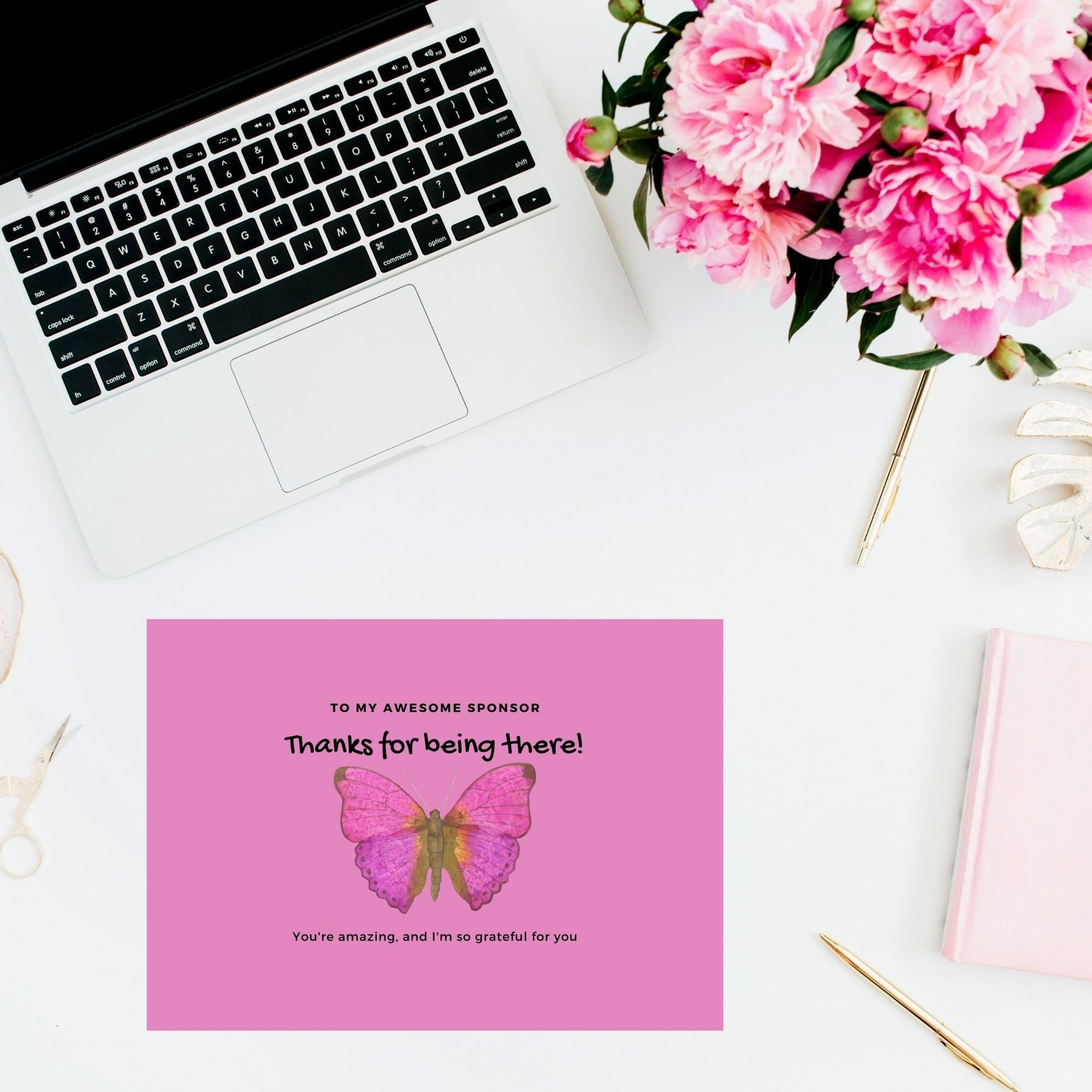 AA Sponsor Gift 5x7 Folded or Flat Card Etsy