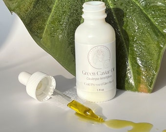 Green Caviar (Sea Grape) Oil - Rare Treasure for Intense Hydration, Supple and Transformed Skin