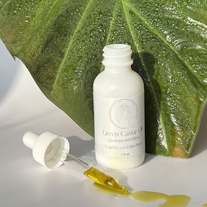 Green Caviar (Sea Grape) Oil - Rare Treasure for Intense Hydration, Supple and Transformed Skin
