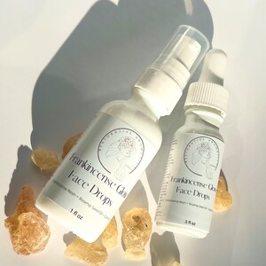 Frankincense Resin Glow Face Drops | Face Oil | Age Defying | Brighten | Boswellic Acids | Rosehip Seed Oil + Frankincense + Castor Oil image 5