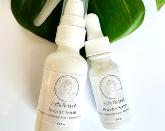2,5% retinol-boosterserum - propolis + hyaluronzuur + edelweiss-extract - tijdtart, hulp bij onvolkomenheden, stralende huid
