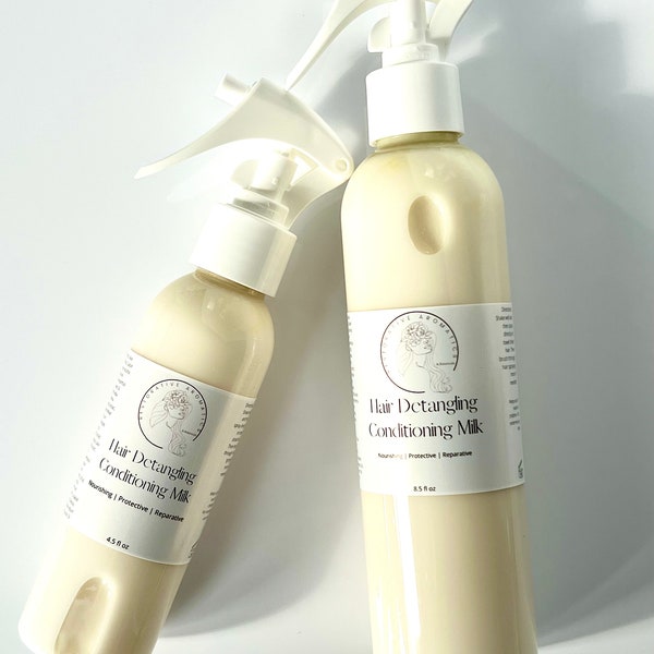 Hair Detangling Conditioning Milk - Nourish and Hydrate for Soft, Volumized, and Tangle-Free Hair