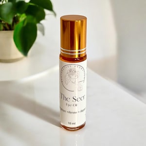 The Seer Under Eye Oil Serum | Frankincense Resin Infused Oil + Green Coffee Oil + Castor Oil - Bright Eyes, Time Eraser image 1