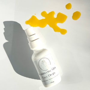 Frankincense Resin Glow Face Drops | Face Oil | Age Defying | Brighten | Boswellic Acids | Rosehip Seed Oil + Frankincense + Castor Oil image 1