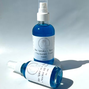 Blue Spirulina Algae Niacinamide Probiotic Face Toner Promotes Healthy, Glowing, Balanced Skin image 2