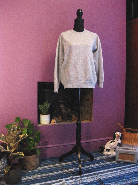 Vintage Grey Marl Raglan Sweatshirt