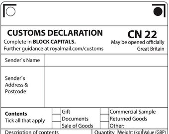 Cn22 - Etsy
