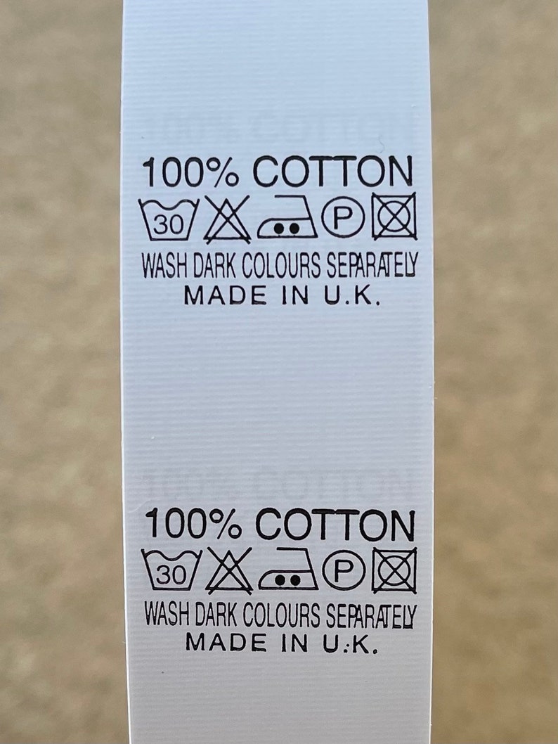 Wash Care Label Template Free Download