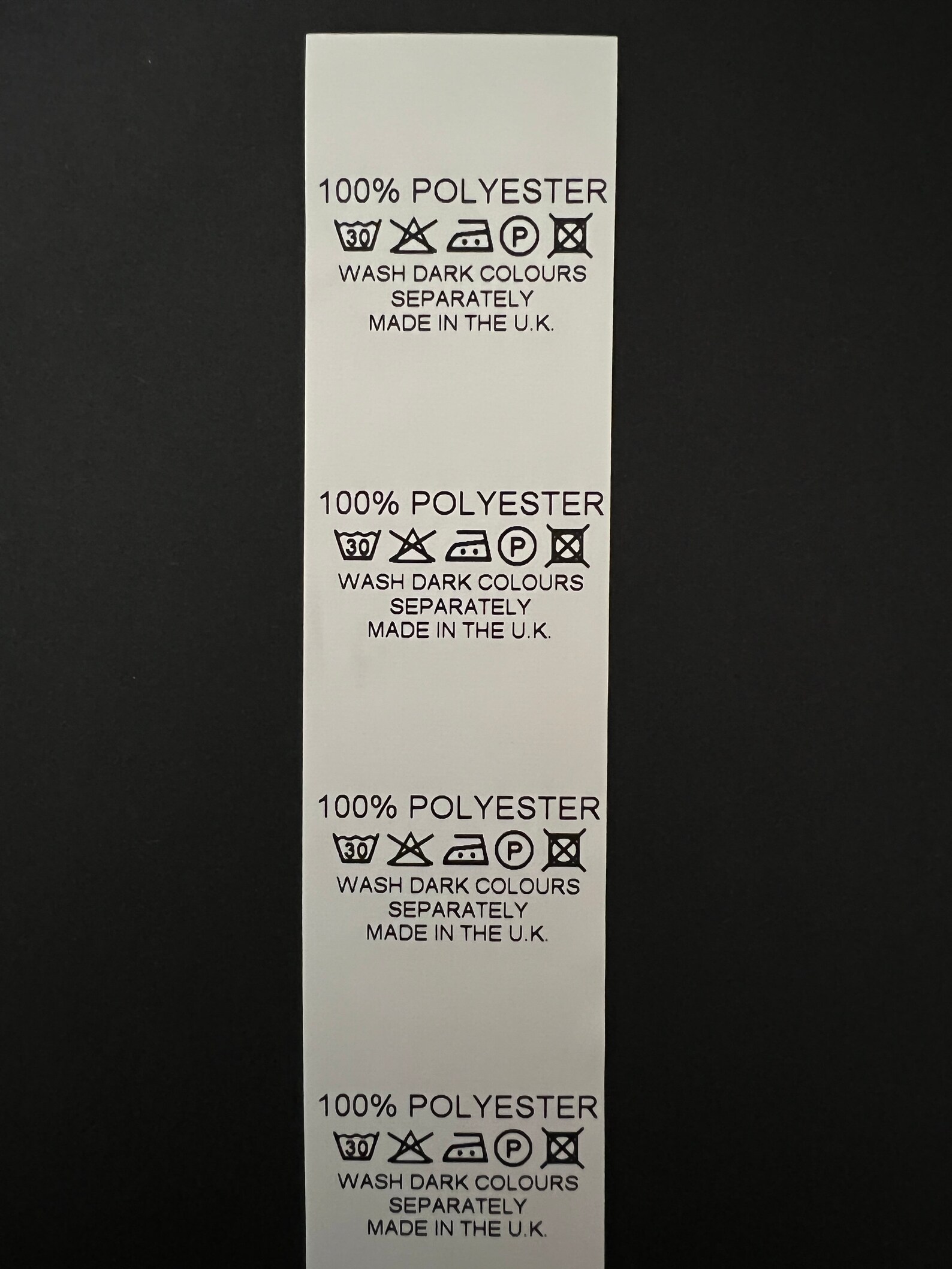 Wash Care Labels Clothing Label Simple Washing Instruction - Etsy