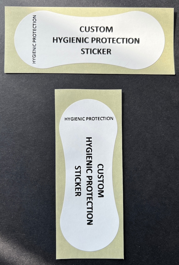 Custom PAPER Hygiene Stickers Self-adhesive Stickers Bathing Suit Swimwear  Lingerie Thong & Standard Shape 