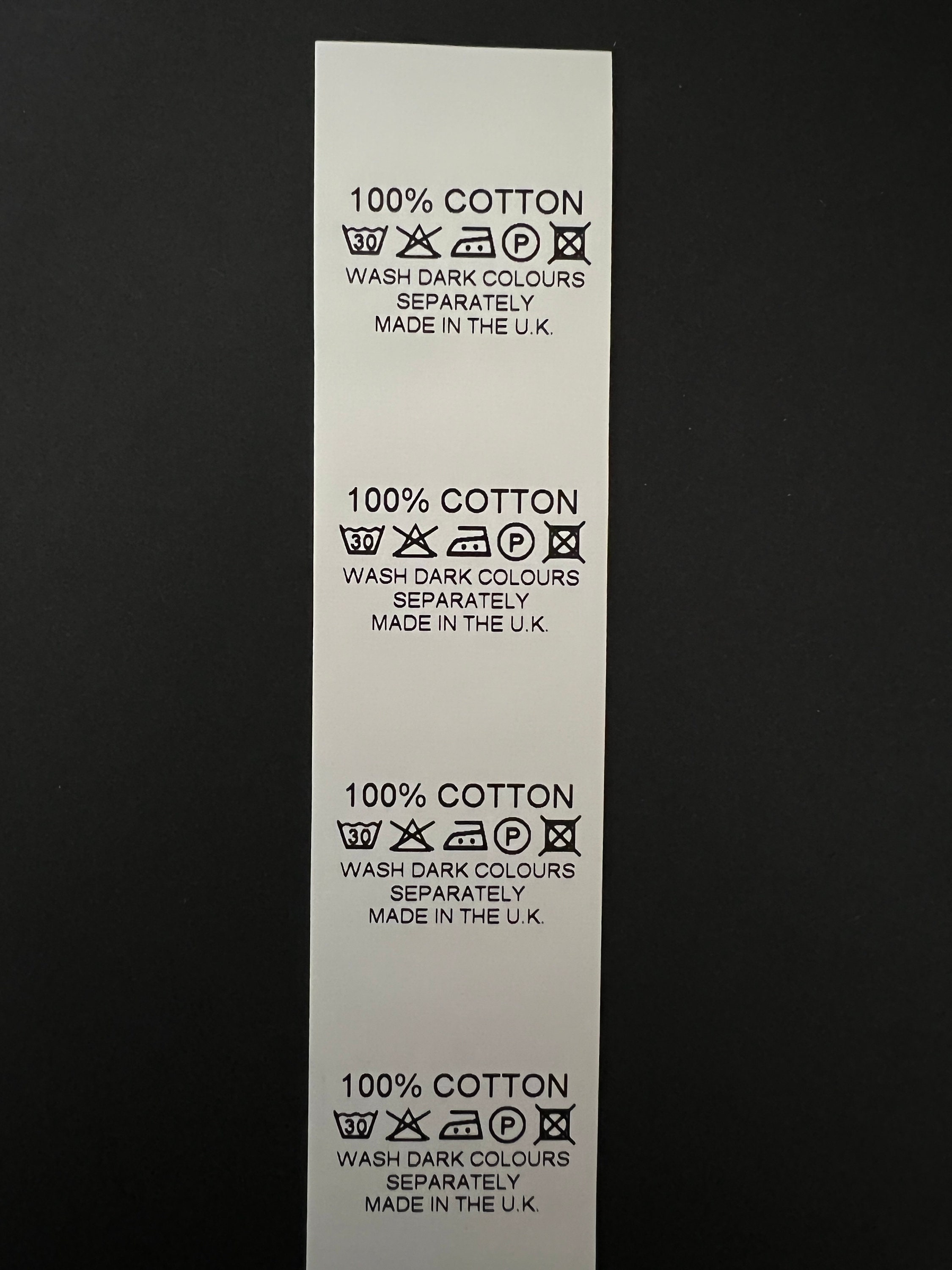 2000 Nylon DISCOUNT Custom Labels for Handmade Items PRECUT 
