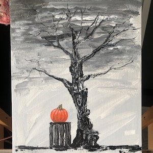 Amigo Calabaza / Acrílico sobre Tablero de Lienzo / Pintura / Original