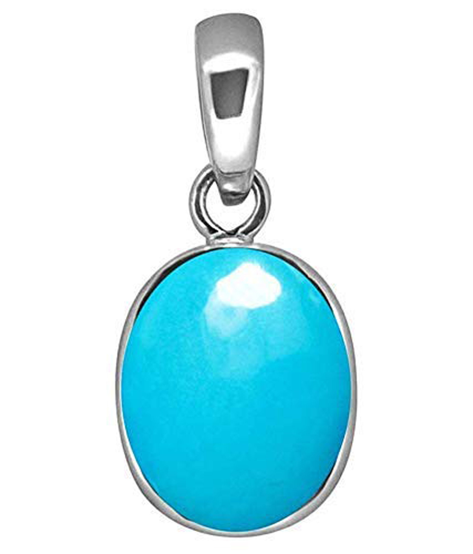 Blue Turquoise Pendant 6.50 Carat Handmade Pendant for Woman Etsy UK