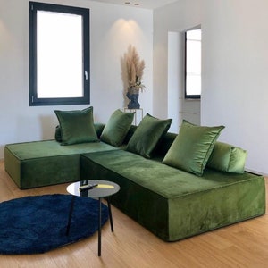 Floor Cushion, Floor Couch, Sofa cushion, bench cushion, baroque home decor, Floor seating, Sofa Living Floor Seat, Japanese Futon
