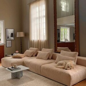 Floor Cushion, Floor Pouf, floor seating, Sofa Living Window Seat, Reading Nook, Floor Seat, bohemian furniture image 1