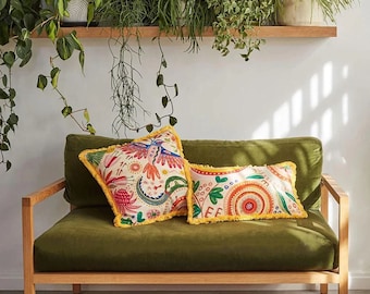 Bench Cushion, Sofa cushion, Floor Cushion, Floor seating , Sofa Living Floor Seat , bohemian furniture