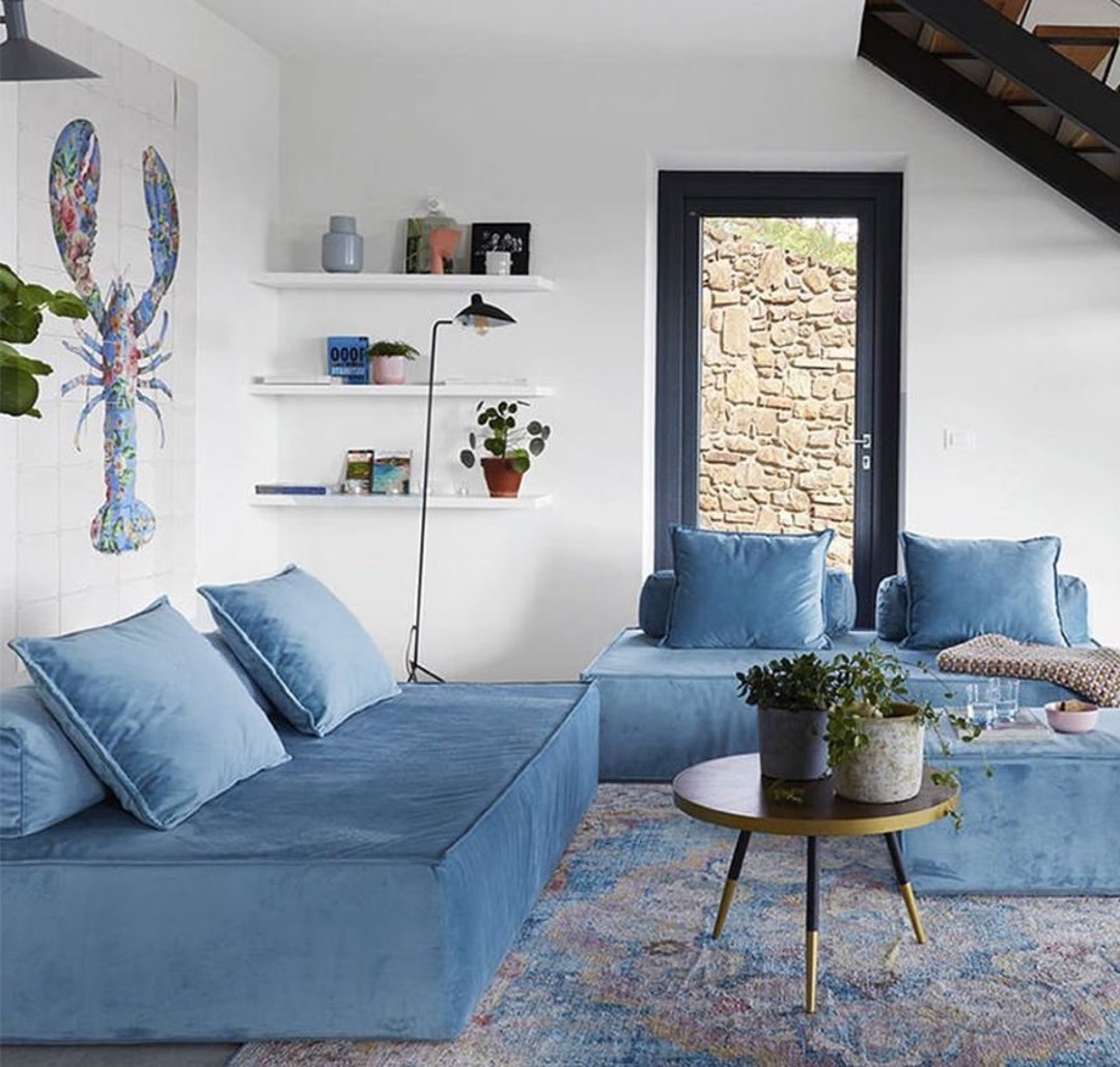 Modular Sofa, Floor Cushion, Floor Couch, Floor Futon Cushion, Arabian