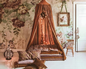 Muslin bed canopy, newborn props, photography props, christmas photography props, decoration over a bed, Hanging Tent, Play Tent, Kids Canopy