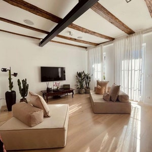 Divano modulare, cuscino da terra, divano da terra, cuscino futon da terra, divano arabo, divano da terra in velluto